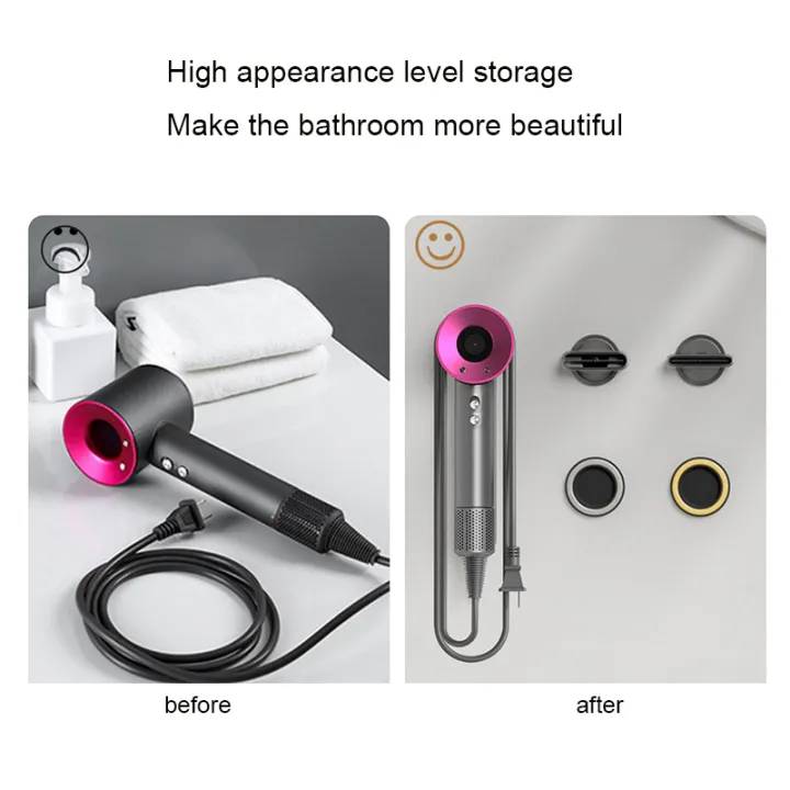 Wall%20Mounted%20Hair%20Dryer%20Holder%20For%20Dyson%20Laifen%20Aluminum%20Magnetic%20Nozzle%20No-punching%20Bathroom%20Accessories%20Blower%20Holder%20Shelf%20-%20Image%205