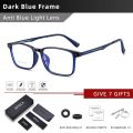 SZTZX Ultra-Light Rubber Pure Titanium Reading Glasses Blue Light Blocking Myopia Hyperopia Optical Glasses Prescription Eyewear. 