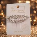 Premium Hijab Pin & Brooch Set - Adjustable Waist Pin for Shari/Dress/Trouser - 2 Pcs Set Stone & Pearl Safety Pins for Women. 