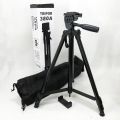 380A Tripod Stand  Black 360 Degree Swivel Fluid Head Mobile Camera Stand Pro 3 Maximum Height 5 Feet - Heavy stand. 