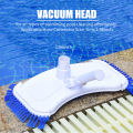 Swimming Pool Vacuum Head with Swivel Hose Connection and Clip Handle Pool Flexible Cleaning Brush Pool Surface Cleaning Tools Removes Debris Clean Corners. 