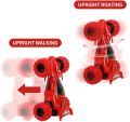 360°Rotation Pull Back Toy Cars,Upright Walking Rotatable Head Inertia Vehicle Playsets Toy Cars for Kids.