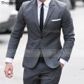 Thorndike 2022 Stylish Men's Business Suit Two Button Bridegroom Formal Party Men Suits Set 2 Piece(Jacket+Pant).