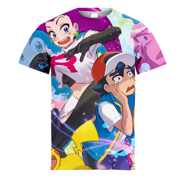 Summer%20handsome%20new%20animation%20Pikachu%20printed%20short%20sleeve%20t-shirt%20for%20men%20and%20women%20couples%20fashion%20trend%20top%20-%20Image%203