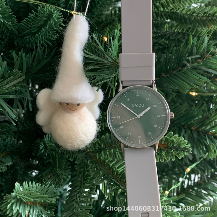 NAIDU%20Niche%20Color-block%20Disc%20Silicone%20Band%20Watch%20Women's%20Student%20Simple%20Small%20Fresh%20and%20Casual%20Mori%20College%20Style%20-%20Image%205