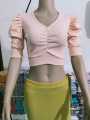 Stylish Fashionable Cotton Short body short hata Crop Tops Blouse for Women by now amena fashion. 