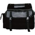 Bicycle Canvas Panniers Water-Resistant Storage Bag,Black. 