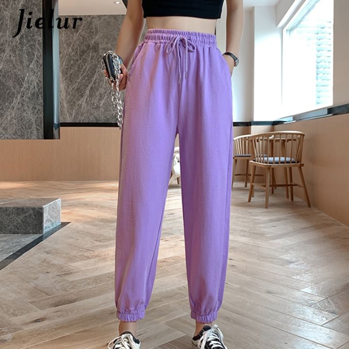 Jielur%20Candy%20Color%20Orange%20Pink%20Gray%20Sports%20Pants%20Female%20Street%20Leisure%20BF%20Harem%20Pants%20S-XL%20Autumn%20Women%20Sweatpants%20BQ%20-%20Image%203