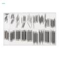 10xStainless Steel Watch Band Spring Bars Strap Link Pins for Watchmaker 144Pcs.
