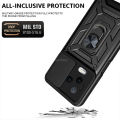For Infinix Note 12 Pro 4G / Note 12 2023 Case Hard Sliding Lens Protect Stand Holder Back Cover. 