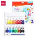 Deli EC18-24 Watercolor 24 shade with 1 pcs brush free.