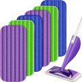 Reusable Microfiber Mop Pads for Swiffer Wet Jet, Wet and Dry Pad, Household Dust Cloth, Cleaning Accessories, 2Pcs. 