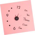 3D Wall ClockCreative 3D Acrylic Mirror Stickers Wall Clock DIY Digital Clock Quartz Needle Horloge Modern Design Living Room Home Decor. 