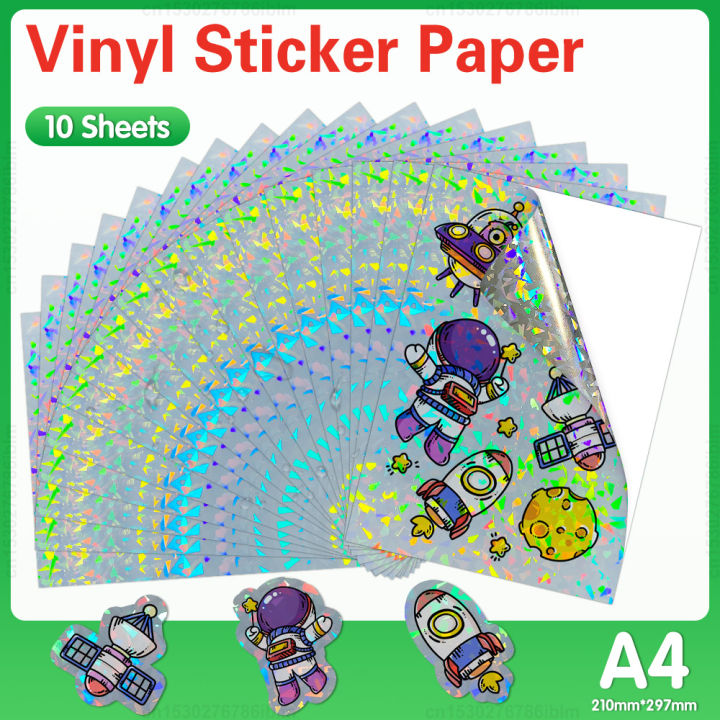 10Sheets%20A4%20Glossy%20White%20Silver%20Printable%20Vinyl%20Sticker%20Paper%20Waterproof%20Self-adhesive%20Transparent%20Copy%20Paper%20for%20Inkjet%20Printer%20-%20Image%206