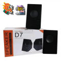 D7 Speaker by New Micro lab Direct Assembling in China Multimedia Powerful Mini Black or white Color with USB 2.0 channel Port Supported. 
