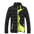 Thick Men New Warm Parka Jackets Winter Casual Men's Outwear Coats Solid Stand Collar Male Windbreak Cotton Padded Down Jacket. 