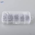1 Set Fishing Hooks Durable Sea Fish Hook Kit Black S. 