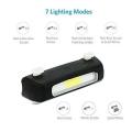 Super Bright Usb Rechargeable Cob Led Comet Tail Light For Bicycle - Enhanced Visibility And Safety. 