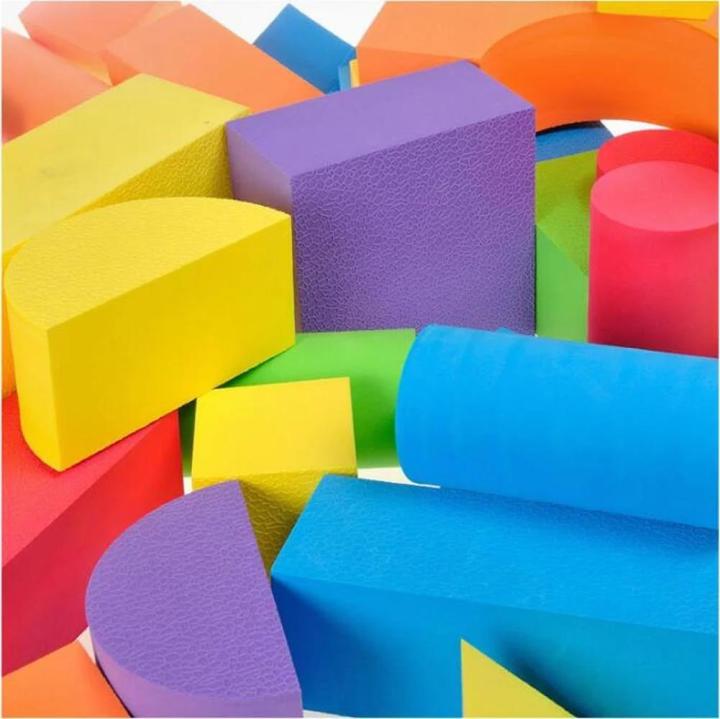 50pcs/Set Large Safe Building Blocks Big Foam Blocks Colorful ...