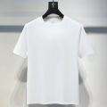 Wholesale New Cotton Short Sleeve T-Shirt Men's Round Neck Solid Color Net Casual T-Shirt Men's and Women's Loose Plus Size T-Shirt Tide. 