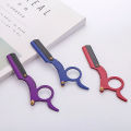 Retro Manual Shaver Straight Edge Haircut Beard Hairstyle Engraving Eyebrow Trim Professional Straight Edge Folding Razor Holder.