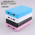 4*18650 Battery Holder 5V Dual USB Power Bank Battery Box Solderless Mobile Power Kit DIY Shell Case Charging Storage Case Demoo.