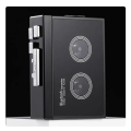1 Piece Black Retro Stereo Cassette Player Black Walkman Cassette Tape Music Audio Auto Reverse with Bluetooth.