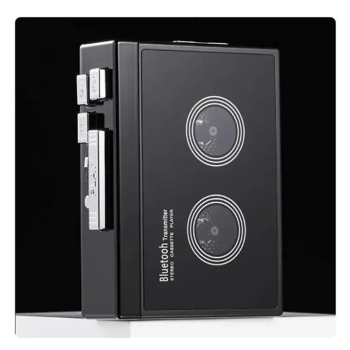 1%20Piece%20Black%20Retro%20Stereo%20Cassette%20Player%20Black%20Walkman%20Cassette%20Tape%20Music%20Audio%20Auto%20Reverse%20with%20Bluetooth%20-%20Image%202