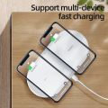 Joyroom 15w 2 in 1 Fast Wireless Charger Dock Station Fast Charging For iPhone 11 11 Pro XR XS Max 8 for Apple For AirPods Pro.