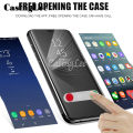 For Honor 50 Phone Case Smart View Cosmetic Mirror Cases Back Flip Cover for Honor50 Back Cover.