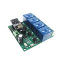 【Special offer】 ESP8266 4CH 12V Relay Module Smart Home APP Remote Control Switch diy electronics. 