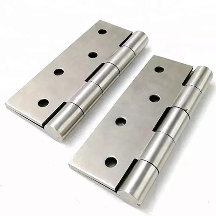 4" SS Premium Quality Door Hinges(4ps),4mm without cap