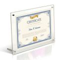 A4 Acrylic Photo Frame Display Stand Paper Holder Certification Holder for Bedroom Dormitory Tabletop Decorations. 