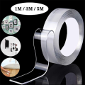 Nano Magic Double-Sided Anti-Slip Transparent Tape 2cm - Adhesive Strip for DIY Projects. 