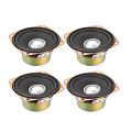 10W 4 Ohm 3 Inch 78x78x39mm full rang speaker with clear sound Speakers (2pcs). 