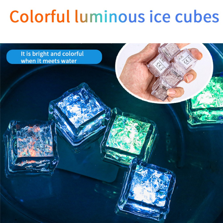 12Pcs%20Waterproof%20LED%20Ice%20Cube%20LED%20Light%20Ice%20Cube%20Glowinthedark%20For%20Drinking%20Party%20-%20Image%203