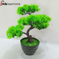Artificial Bonsai Tree Plant with min square top Plants Indoor Artificial Greenery Bonsai Trees Office Room Desktop Decor.