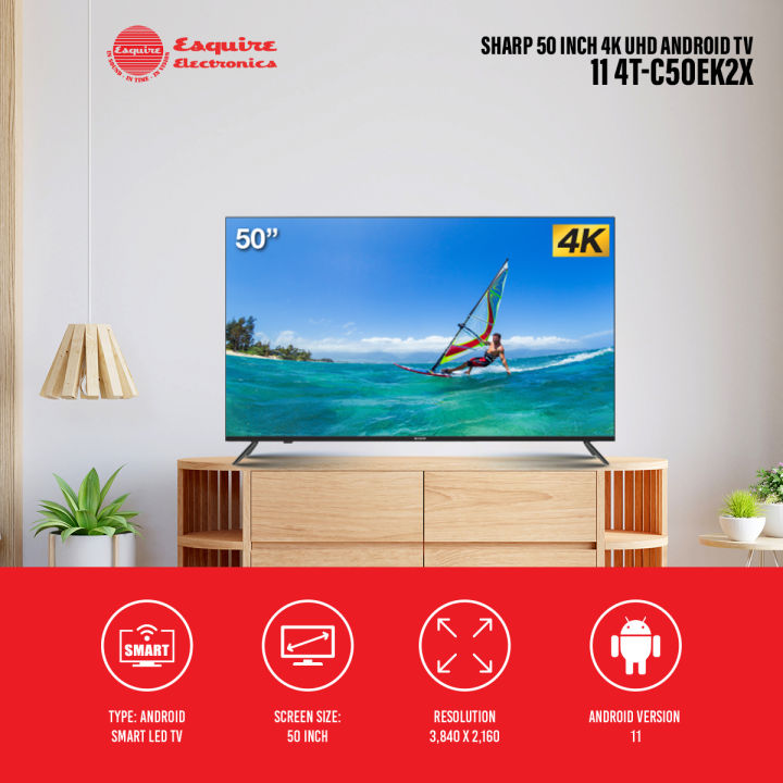 Sharp%2050%20Inch%204K%20UHD%20Android%20TV%2011%204T-C50EK2X%20-%20Image%202