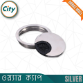 Computer Desk Table Cable Hole Cover Silver Coted Ware Cap Desk Grommet.