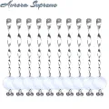 Hanging Bird Reflector Reflective Bird Repellent Rods with Bells for Outdoor Pigeon Deterrent Easy Installation Bird Scarer Sticks Bird Deterrent Rod. 
