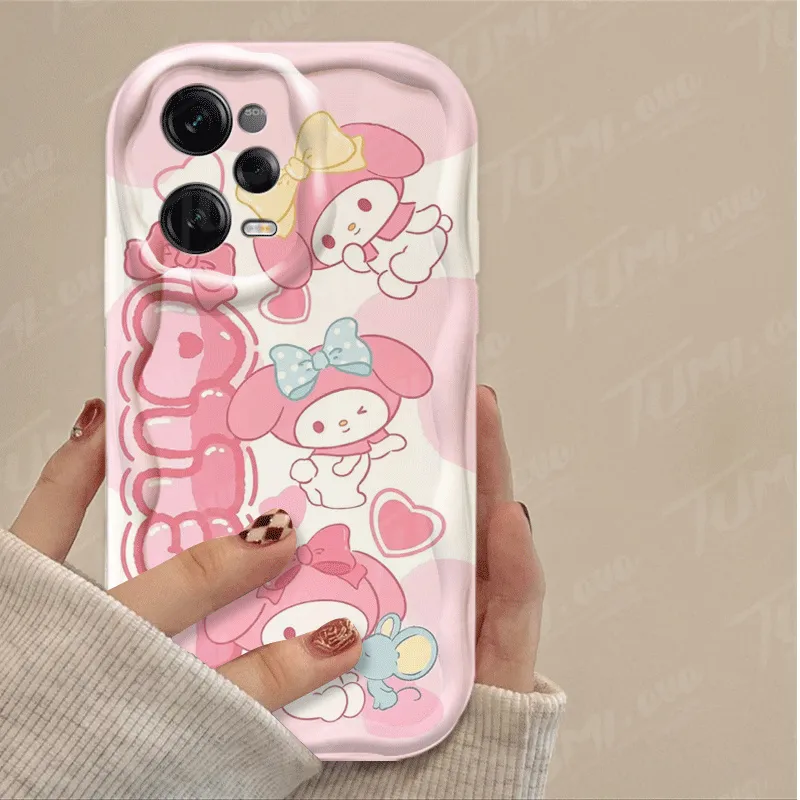 Max Protect 4G 5G Wave Cute Sanrio Hello Kitty Case for Xiaomi