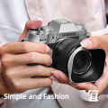 Camera Square Lens Hood Protect Cover 37/39/40.5/43/46/49/52mm for Canon Nikon Sony Fujifim X-T5 Leica Olympus SLR Accessories. 