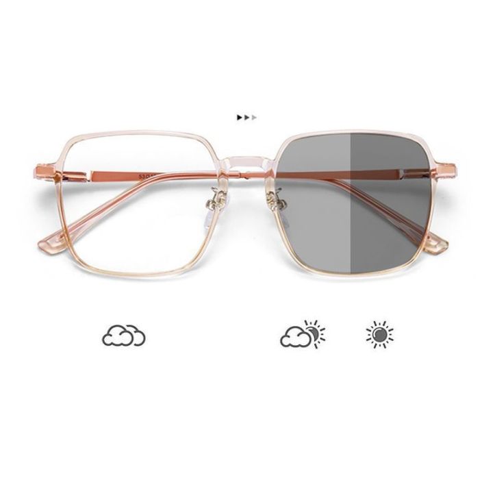 Fashion%20Large%20Frame%20Photochromic%20Glasses%20Men%20Women%20Unisex%20Color-changing%20Anti-blue%20Light%20Eyeglasses%20Flat%20Mirror%20Computer%20Goggles%20-%20Image%203