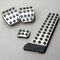 4Pcs Stainless Steel Pedal for Mercedes-Benz W202 W203 W204 W124 W210. 