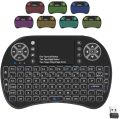 Wireless Mini Keyboard,Touchpad, Handheld, Re-Chargable 2.4G Keyboard With LED Key Back light & Battery. 
