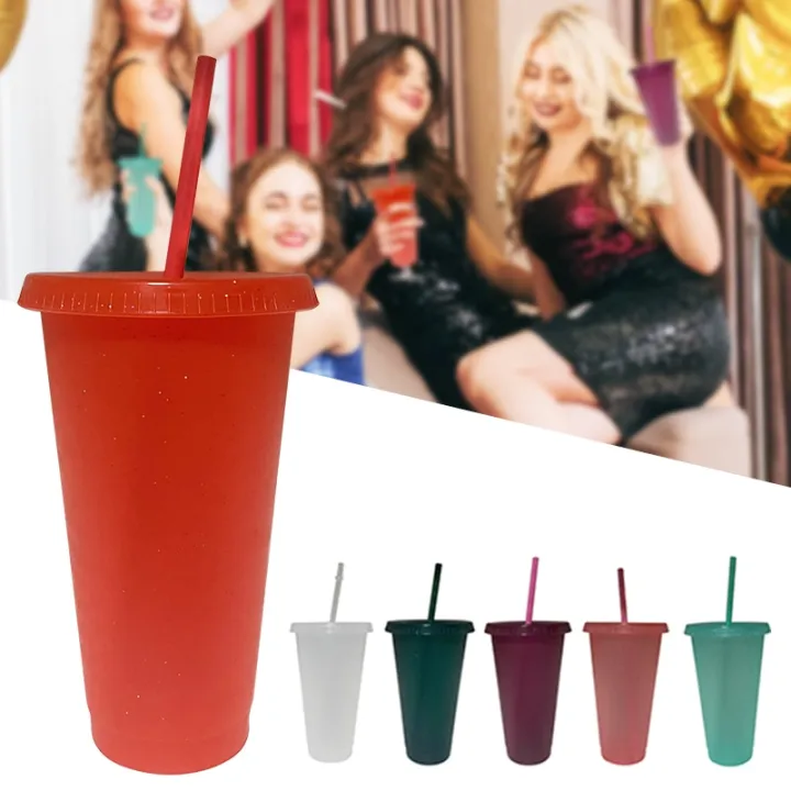 700ml%2024oz%20Food%20Grade%20PP%20Plastic%20Glitter%20Cup%20Pure%20Color%20Straw%20Glitter%20Cups%20Reu%20Plastic%20Water%20Bottle%20Drinkware%20Supplies%20-%20Image%203