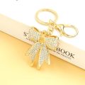 【Special offer】 Fashion Alloy Rhinestones Keychain Bowknot Shape Bowknot Bag Pendant Creative Wallet Keys Accessories Handbag Wallet.