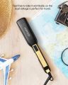 KIPOZI Professional Hair Straightener Titanium Flat Iron with Digital LCD Display Dual Voltage Instant Heating Curling Iron.
