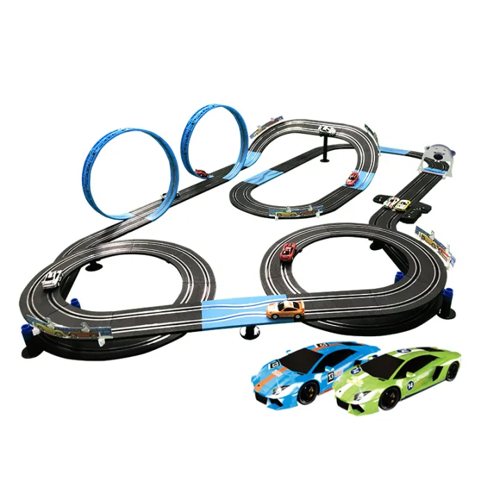 1:64%20Railcar%20Toy%20Track%20Scalextric%20Slot%20Car%20Agm%20Sonic%20Storm%20Rc%20Double%20Race%20Car%20Diy%20Splicing%20Runway%20Boy's%20Gift%20-%20Image%205