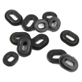 36Pcs Motorcycle Rubber Side Cover Grommets Replacement Gasket Fairings for CG125.